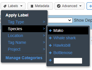 Selection Menu for Deployment